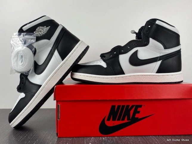 1st Kicks Shoes Jordan Black 85 BQ4422-001 1 High Retro (2023) White 0809